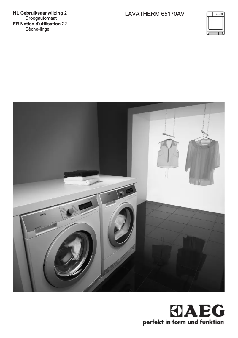 Page n°1 - Manuel utilisateur AEG-Electrolux Lavatherm T65170AV