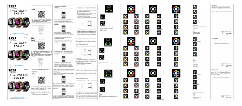 Page 1 de la notice Manuel utilisateur Fierro TE.03.0360.09