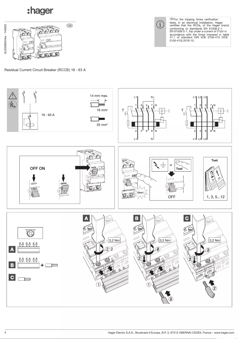 Image de la première page du manuel de l'appareil CD440B