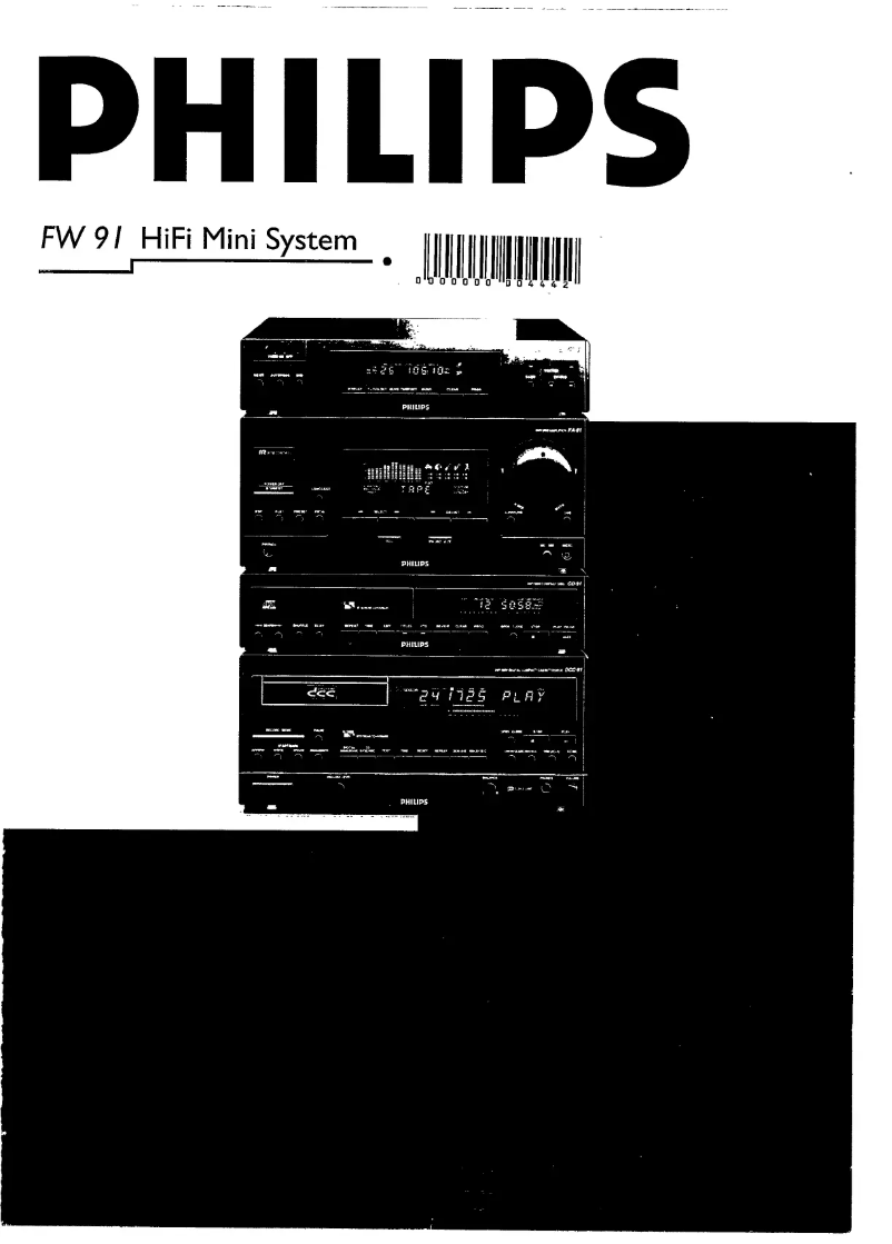 Page n°1 - Manuel utilisateur Philips FW91DCC