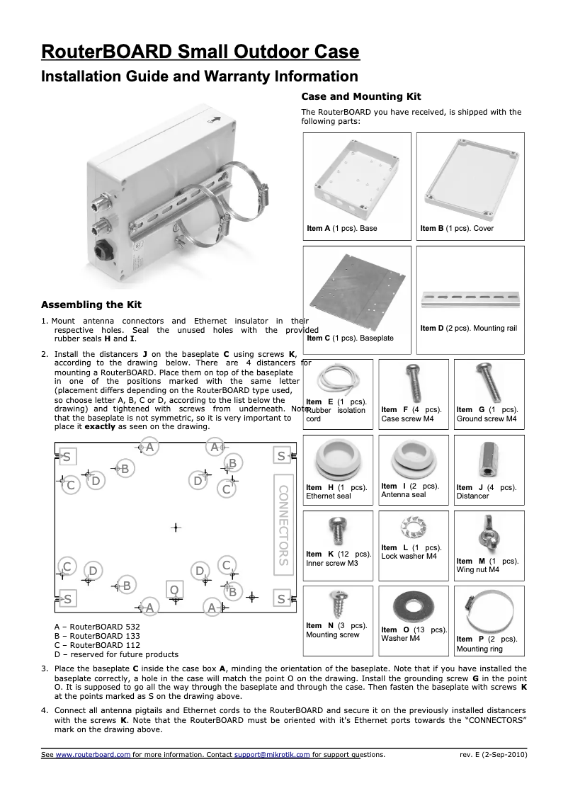 Image de la première page du manuel de l'appareil CAOTS