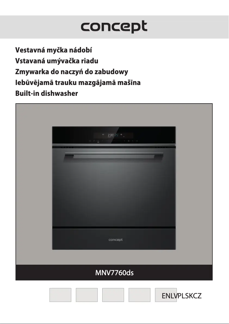 Page n°1 - Manuel utilisateur Concept MNV7760DS