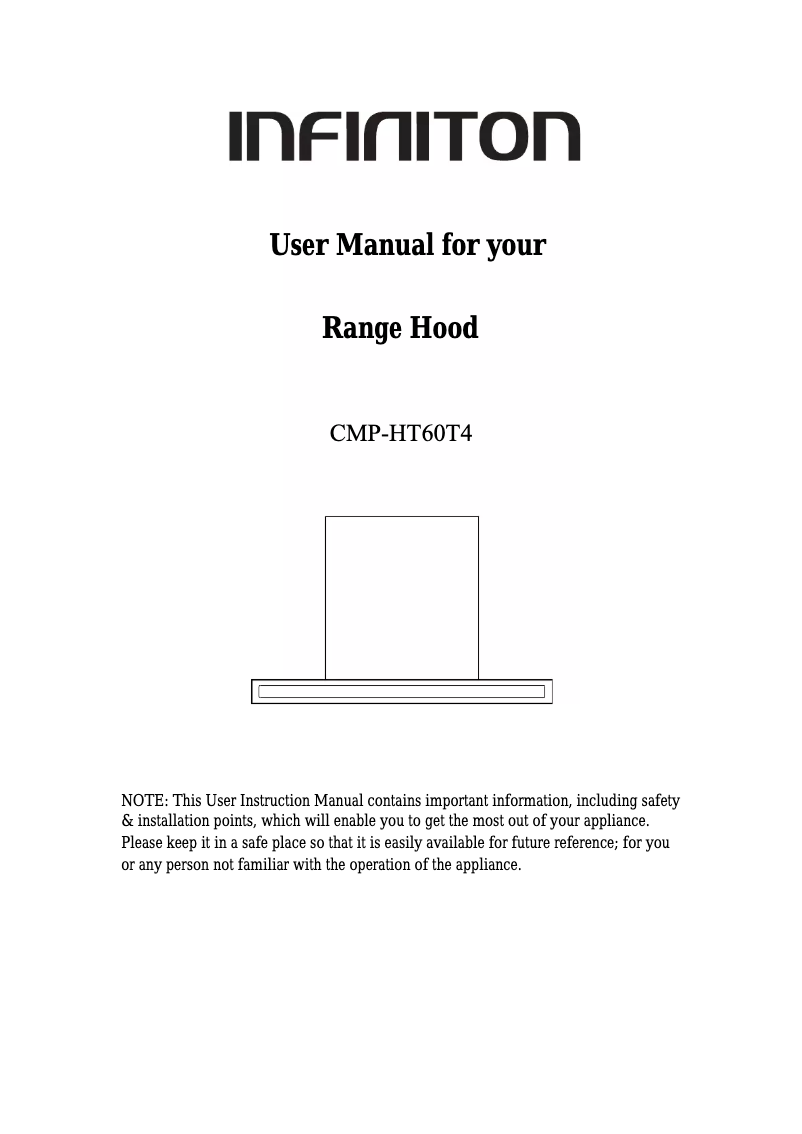 Page 1 de la notice Manuel utilisateur Infiniton CMP-HT60T4