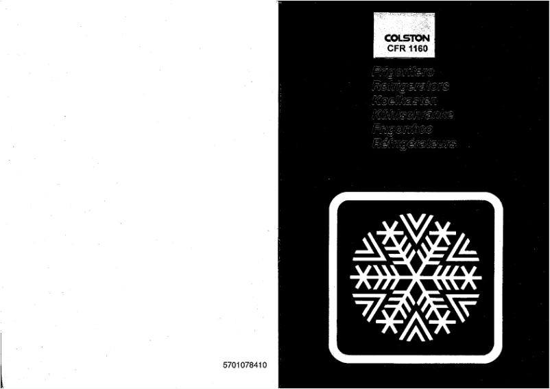 Image de la première page du manuel de l'appareil CFR 1160