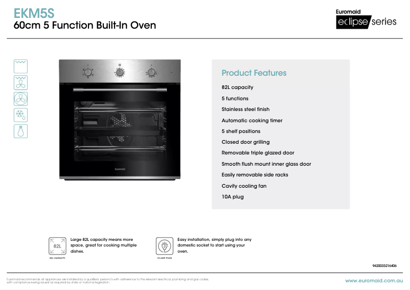 Image de la première page du manuel de l'appareil EKM5S