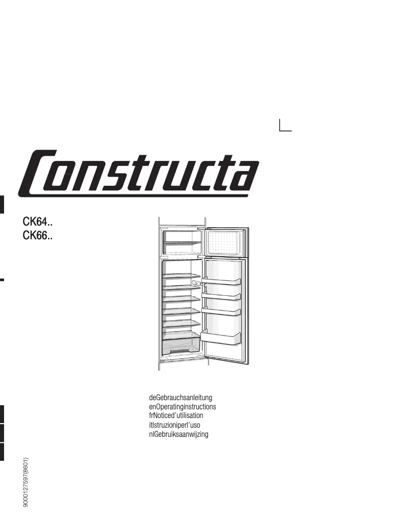 Page n°1 - Manuel utilisateur Constructa CK66543