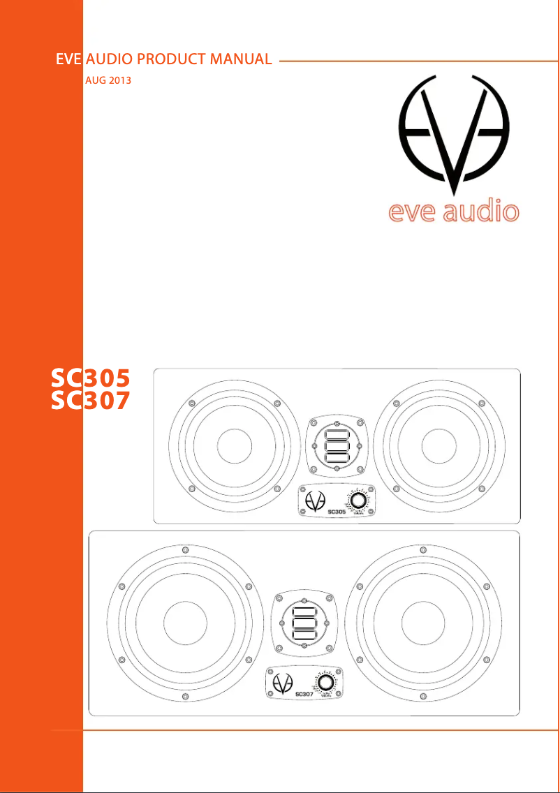 Página 1 del manual Manual de usuario Eve Audio SC305