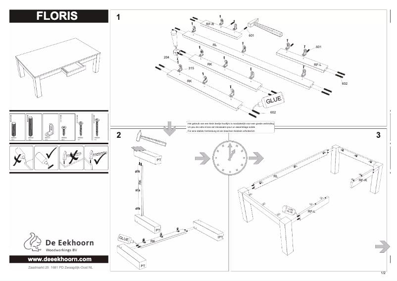 Page n°1 - Manuel utilisateur WOOOD Floris