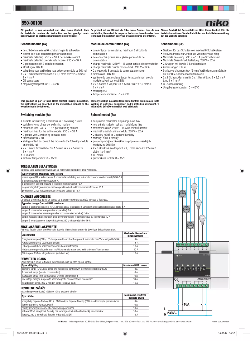 Image de la première page du manuel de l'appareil 550-00106