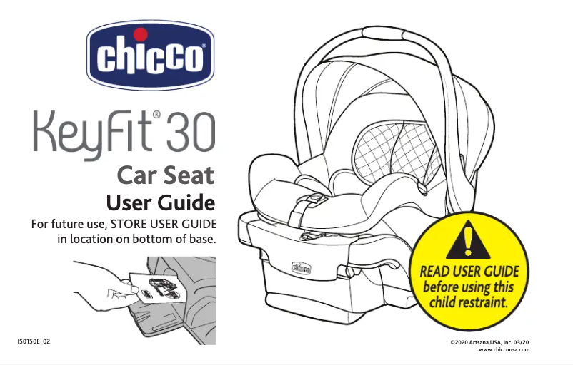 Page 1 de la notice Manuel utilisateur Chicco KeyFit 30