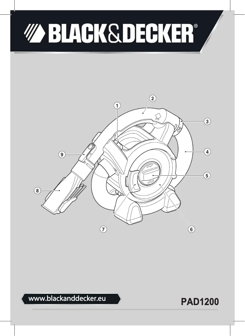 Image de la première page du manuel de l'appareil PAD1200