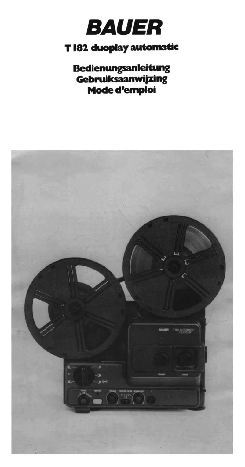 Image de la première page du manuel de l'appareil T182