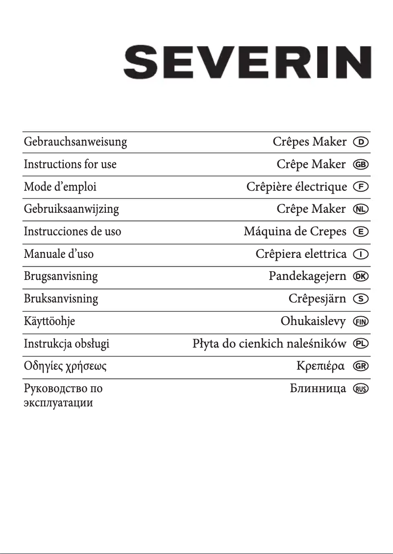 Image de la première page du manuel de l'appareil CM 2196