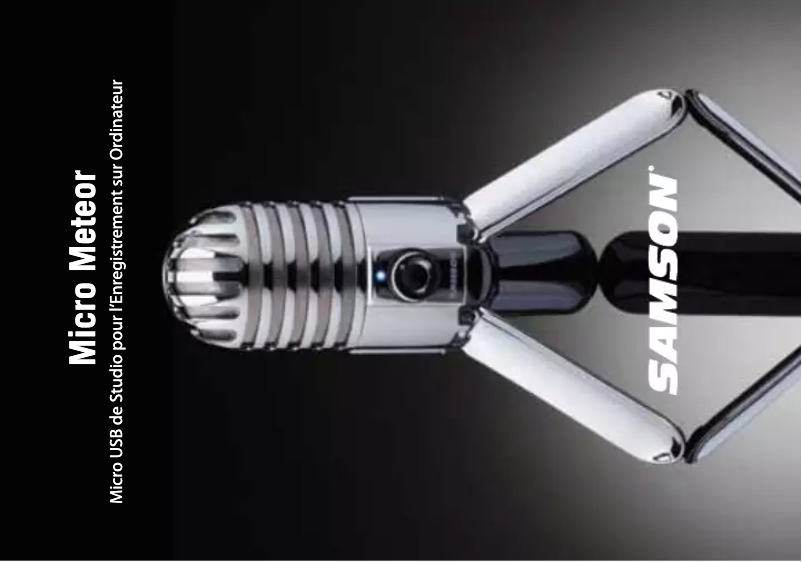 Page 1 de la notice Manuel utilisateur Samson Micro Meteor