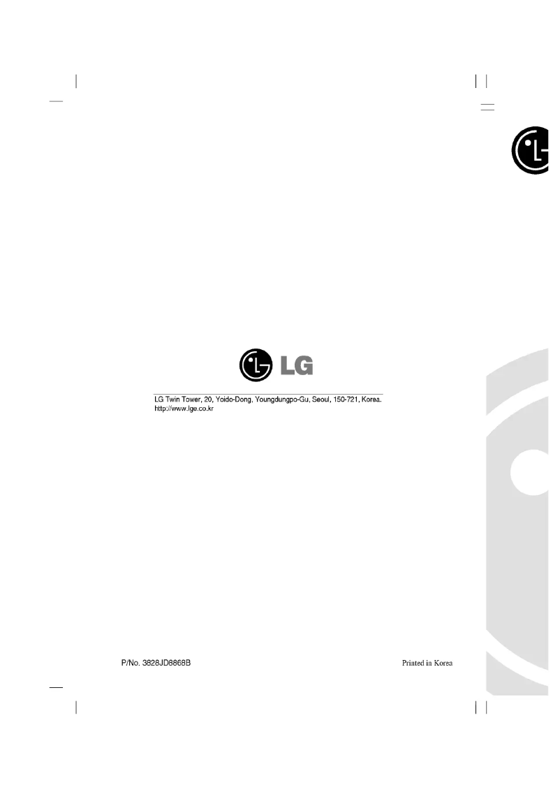 Image de la première page du manuel de l'appareil GR-459BVJV