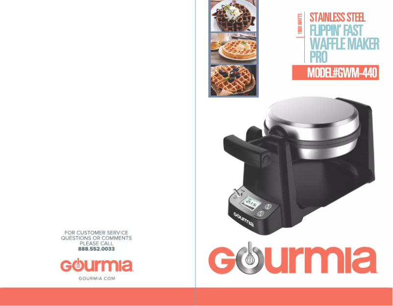 Page n°1 - Manuel utilisateur Gourmia GWM440