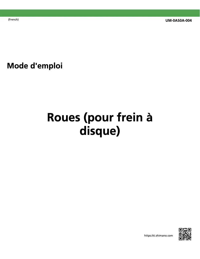 Image de la première page du manuel de l'appareil WH-RS171-CL-F12-650B