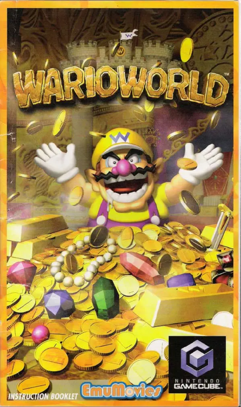 Page 1 de la notice Manuel utilisateur Nintendo Wario World (GameCube)