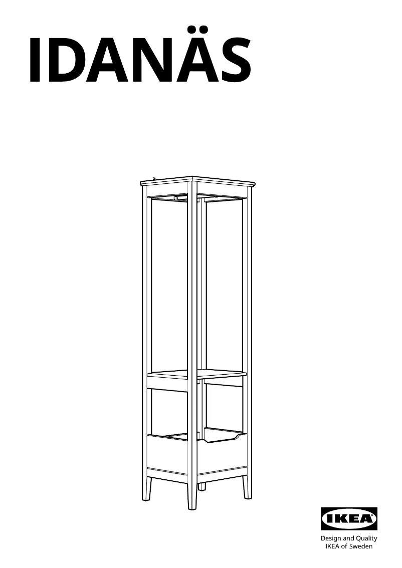 Página 1 del manual Manual de usuario Ikea IDANÄS 604.588.40