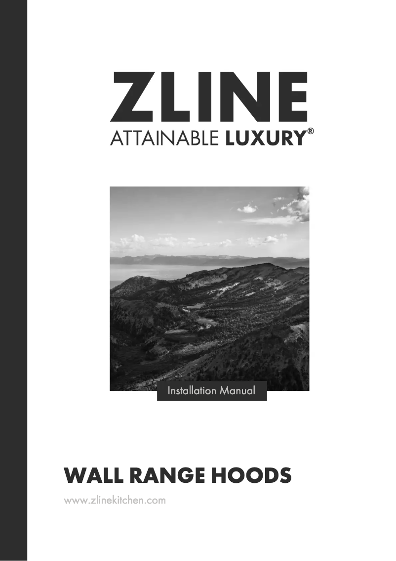 Page n°1 - Manuel utilisateur ZLine 321TT36