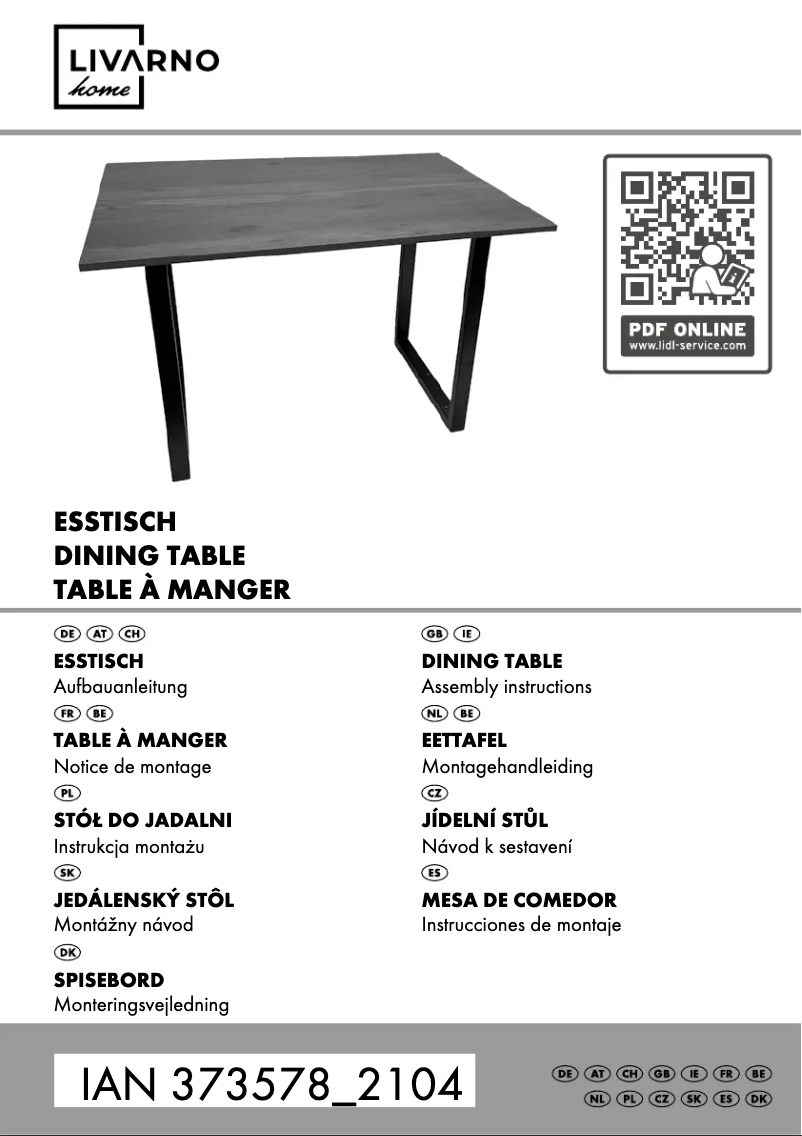 Página 1 del manual Manual de usuario Livarno Lux IAN 373578