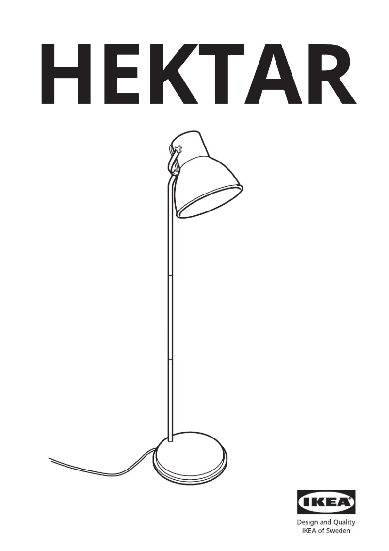 Página 1 del manual Manual de usuario Ikea HEKTAR 002.153.07