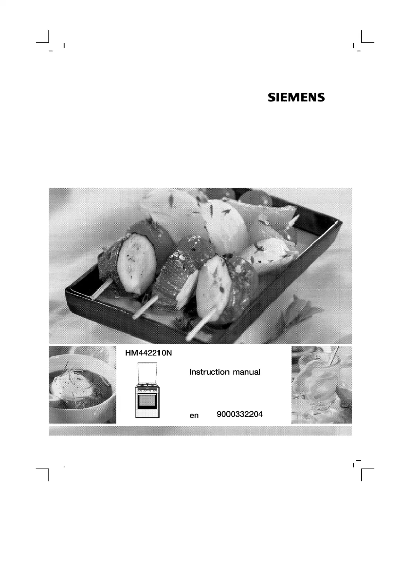 Page n°1 - Manuel utilisateur Siemens HM442210N