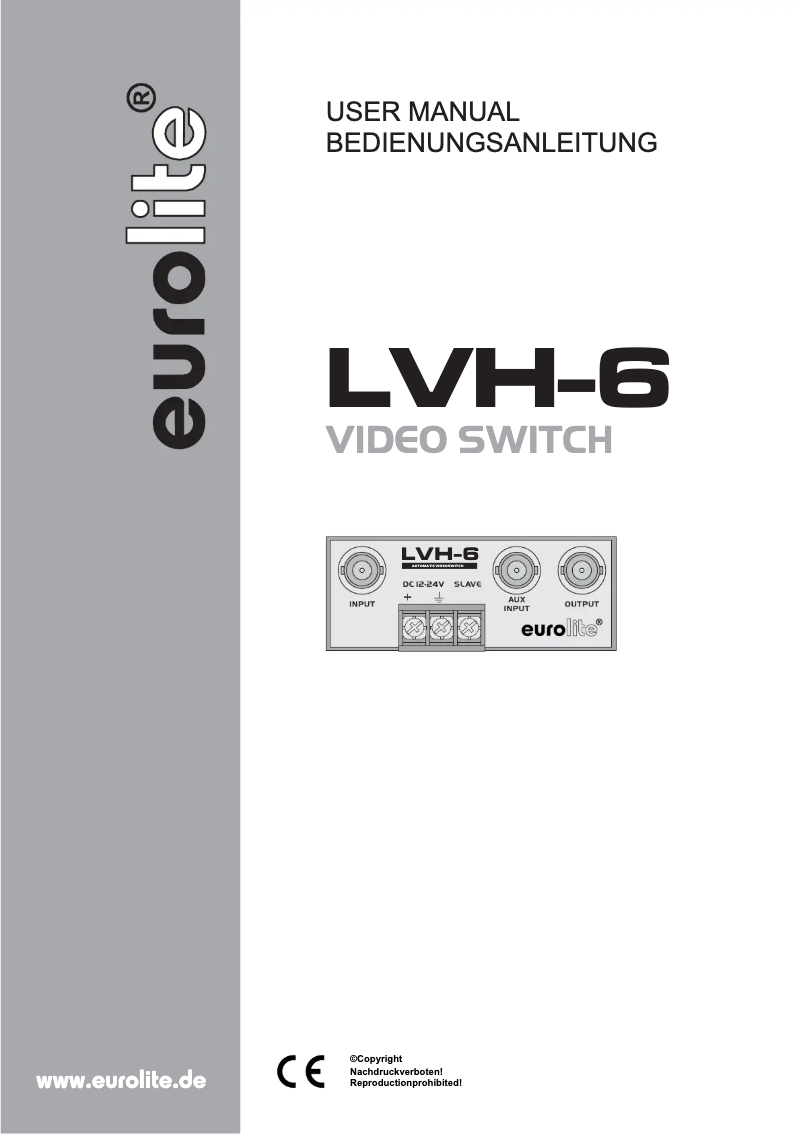 Image de la première page du manuel de l'appareil LVH-6