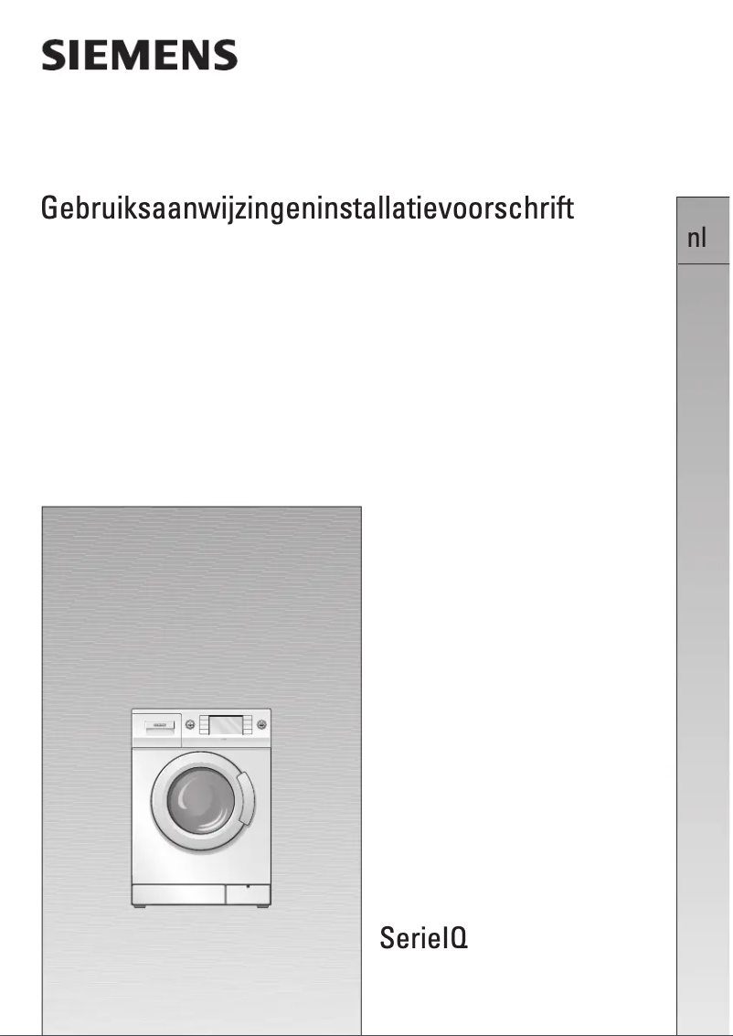 Page 1 de la notice Manuel utilisateur Siemens WIQ1832