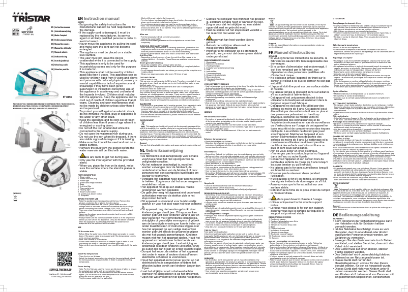 Image de la première page du manuel de l'appareil ST-8918