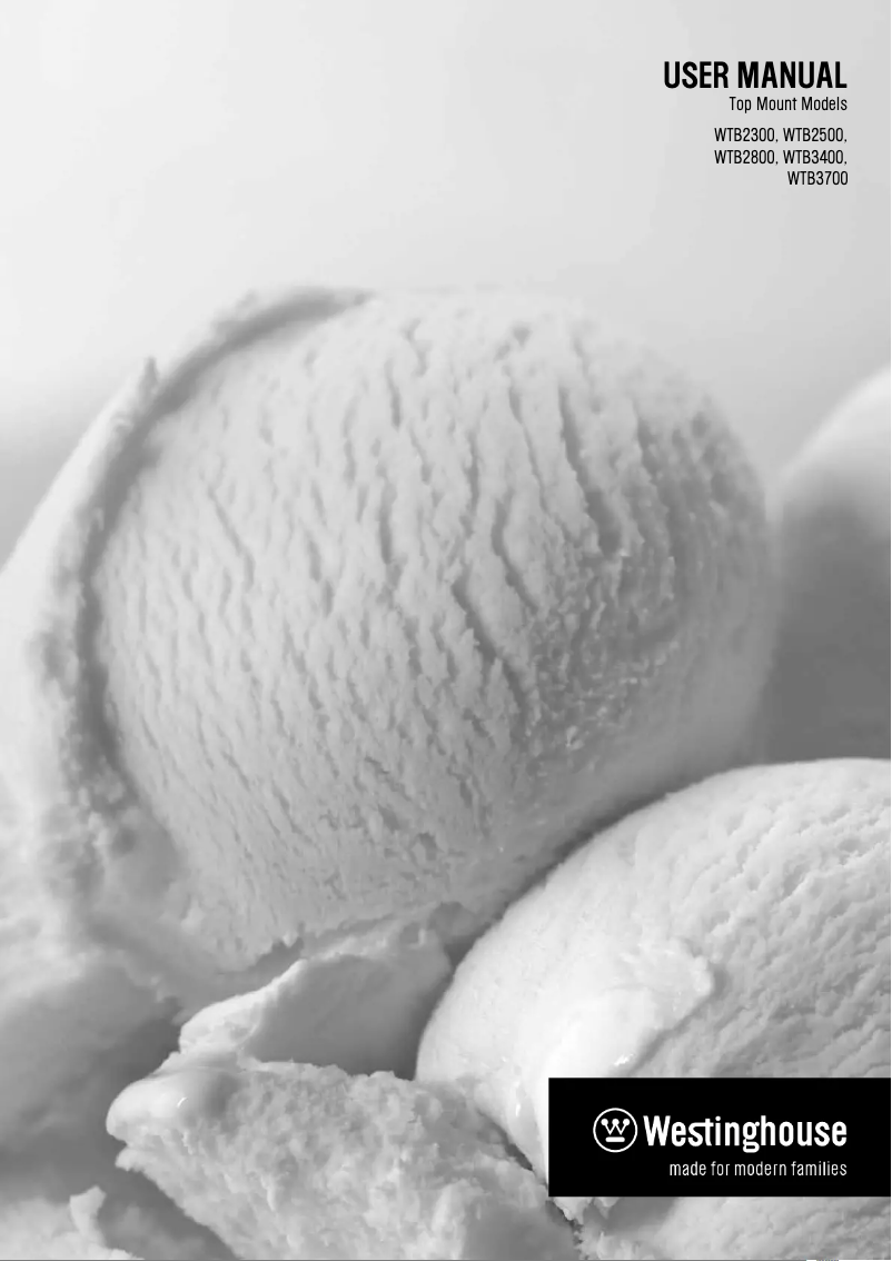 Image de la première page du manuel de l'appareil WTB2300WB