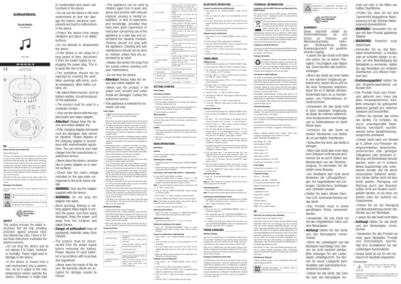 Image de la première page du manuel de l'appareil SCC 400