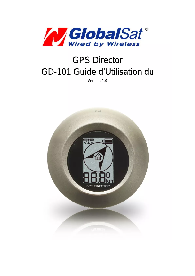 Image de la première page du manuel de l'appareil GD-101