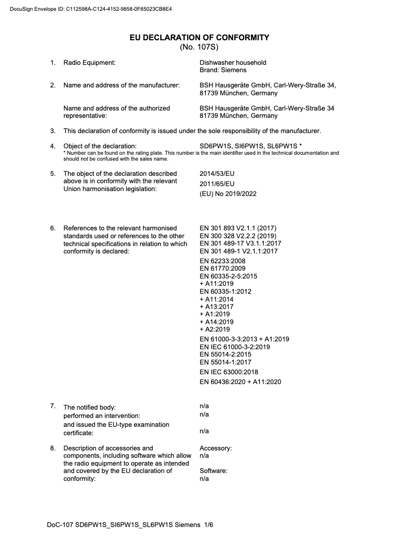 Page n°1 - Manuel utilisateur Siemens iQ300 SN23HW00UD