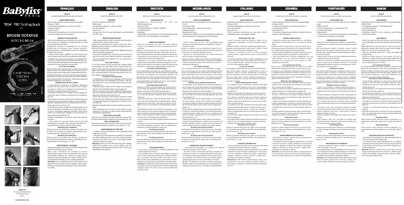 Image de la première page du manuel de l'appareil AS531E