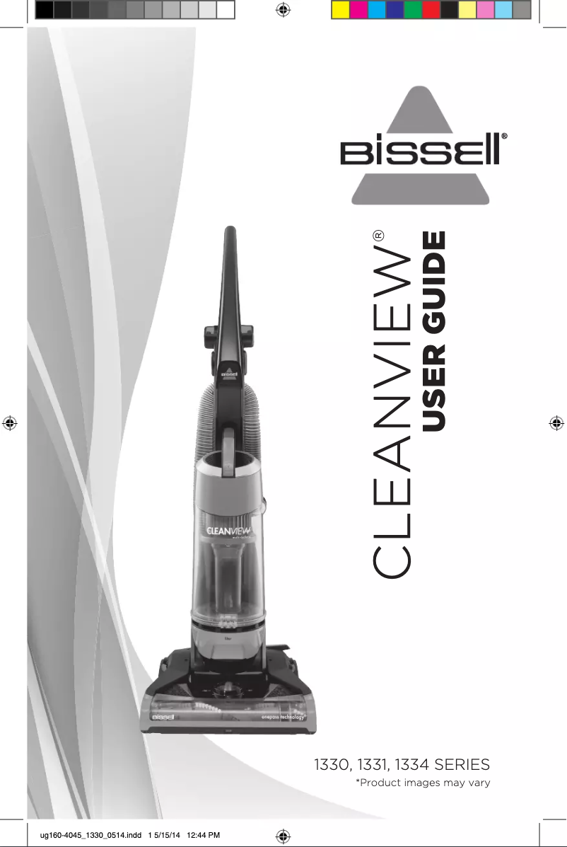 Image de la première page du manuel de l'appareil CleanView 1330