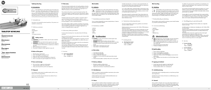 Imagen de la primera página del manual del dispositivo HG07775