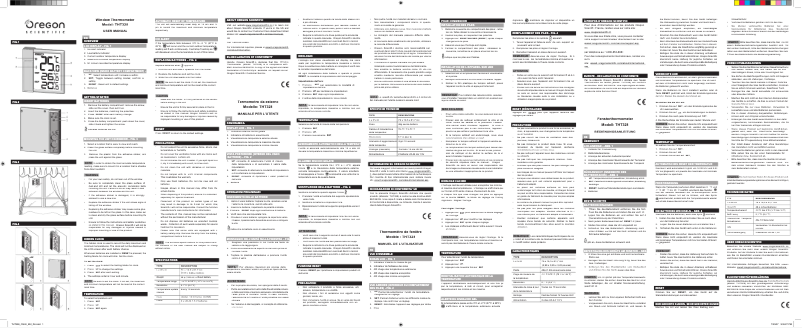 Image de la première page du manuel de l'appareil THT328