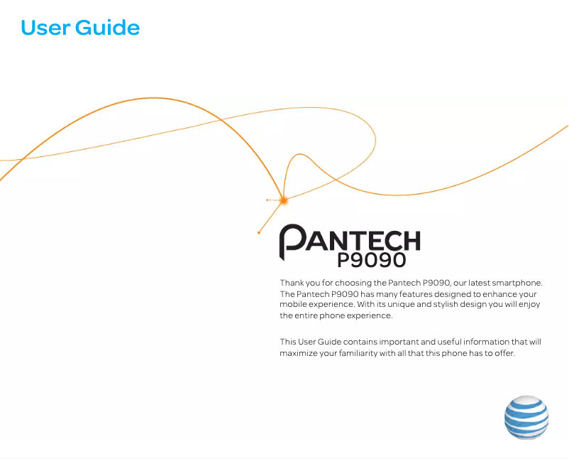 Page n°1 - Manuel utilisateur Pantech Discover P9090