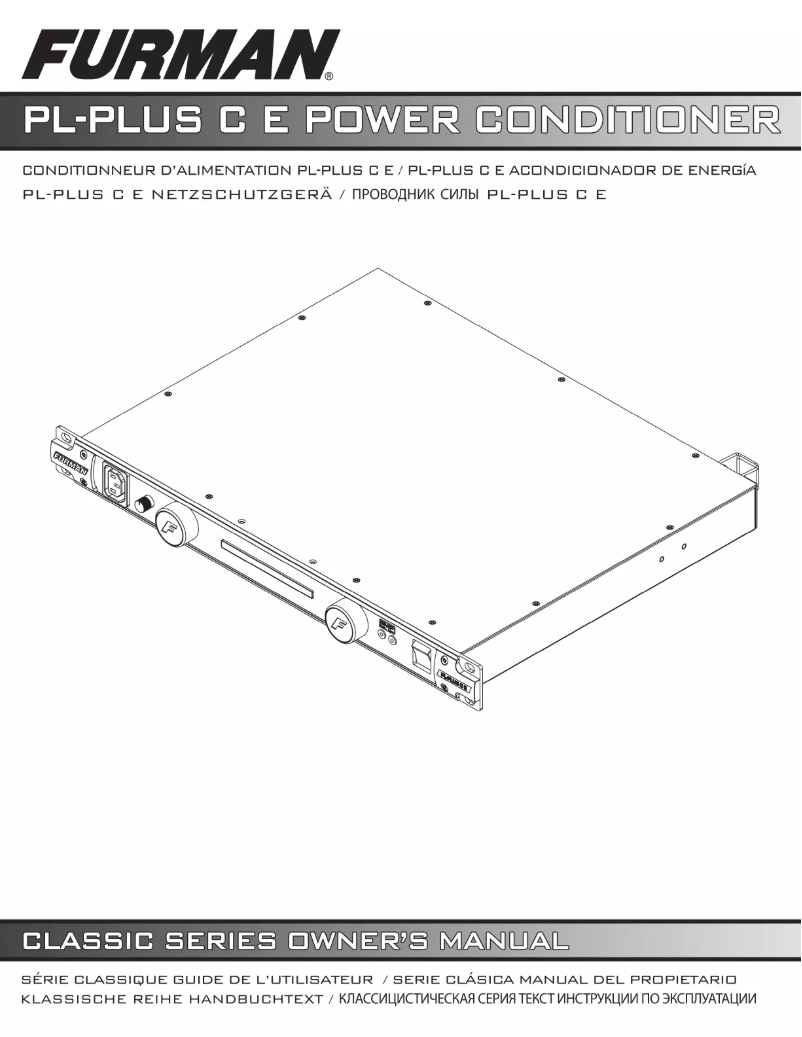 Image de la première page du manuel de l'appareil PL-PLUS C E