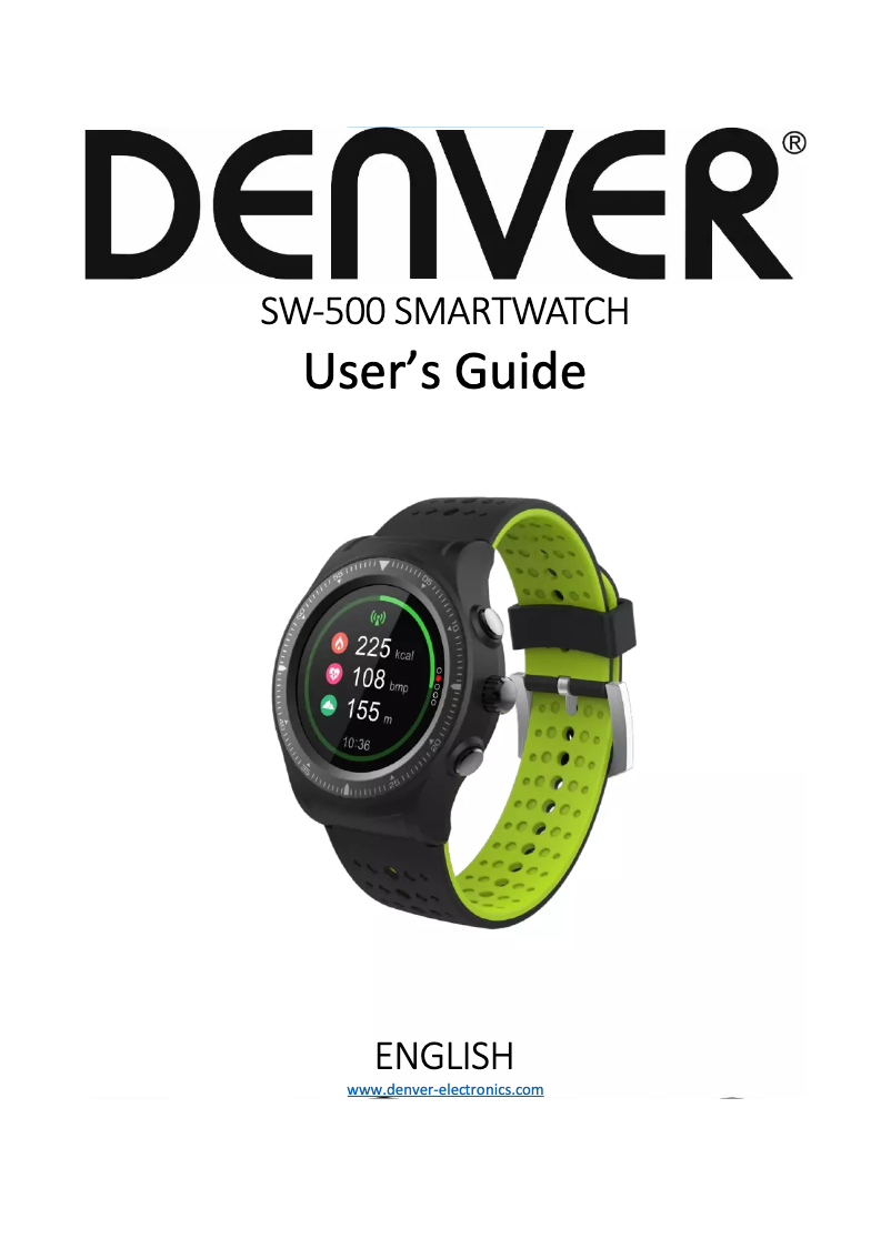 Page n°1 - Manuel utilisateur Denver SW-500