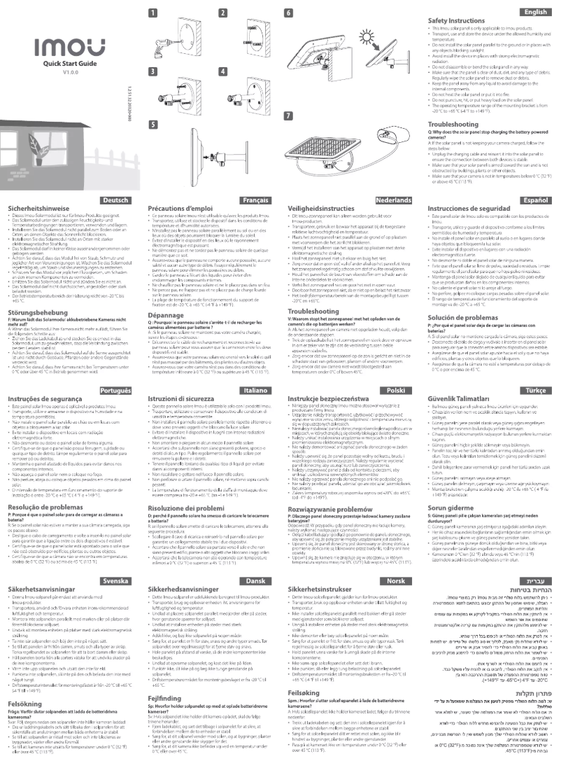 Page n°1 - Manuel utilisateur EVE Cell Go Solar Kit