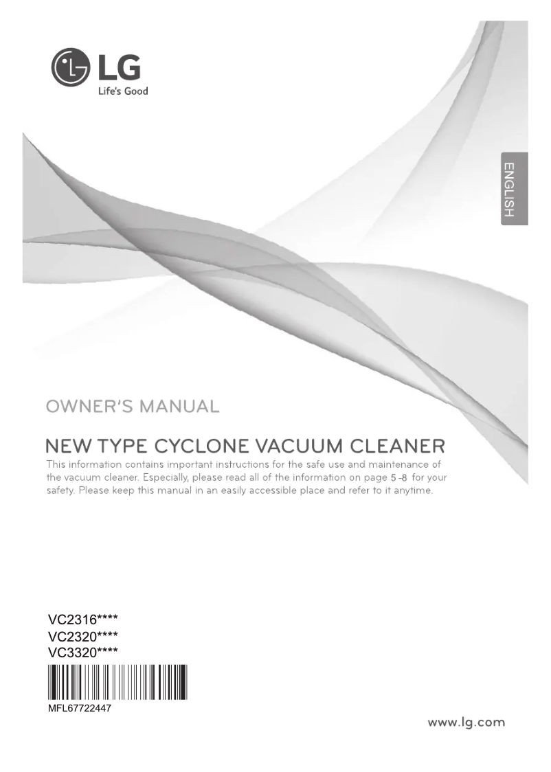 Image de la première page du manuel de l'appareil VC3320NHTO