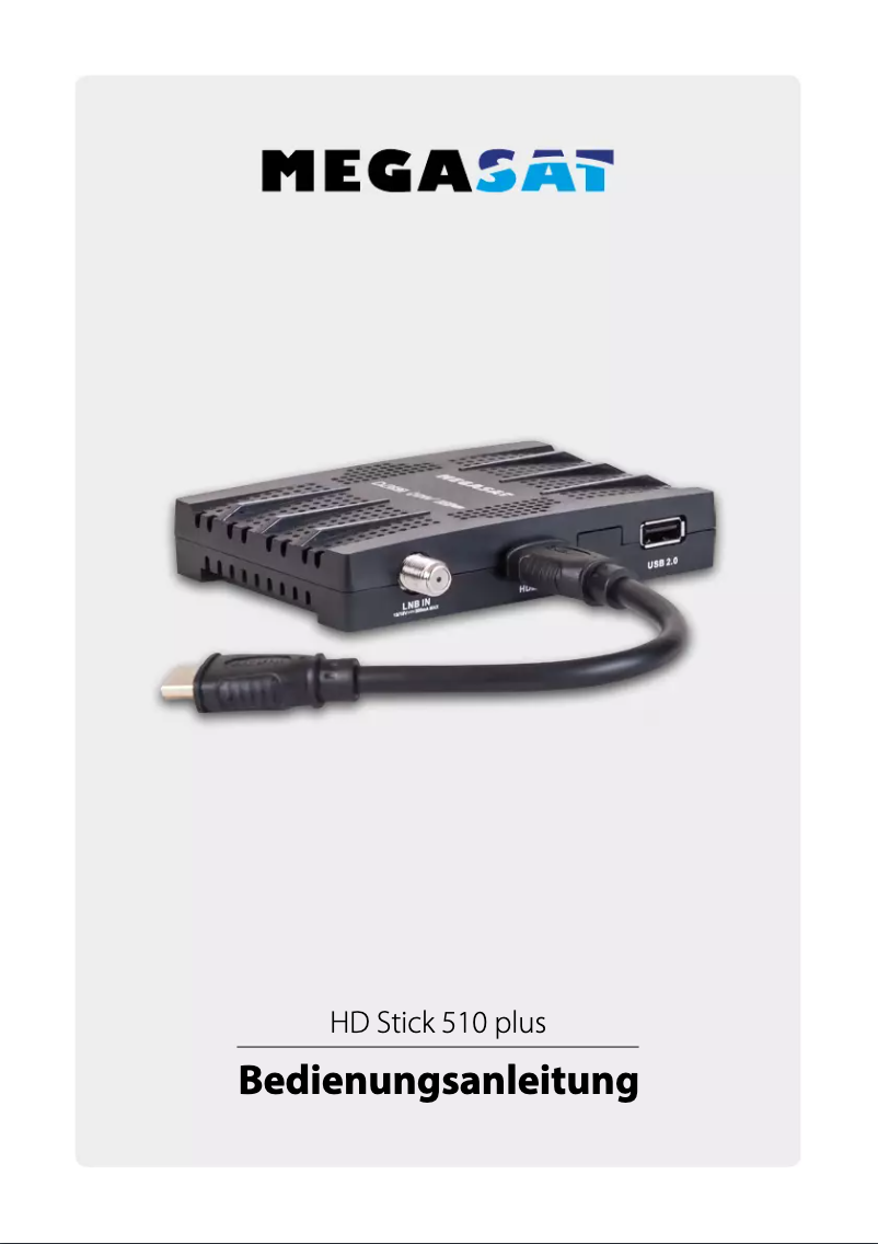 Page 1 de la notice Manuel utilisateur Megasat HD Stick 510 plus