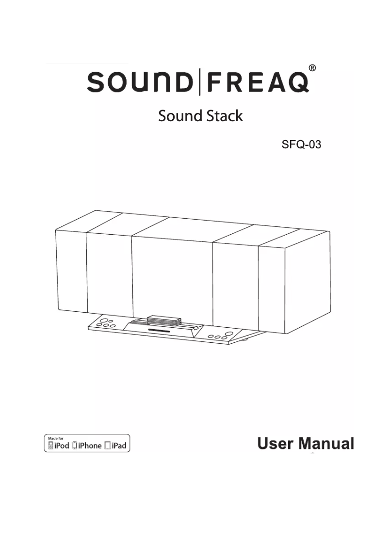 Page n°1 - Manuel utilisateur Soundfreaq Sound Stack SFQ-03A