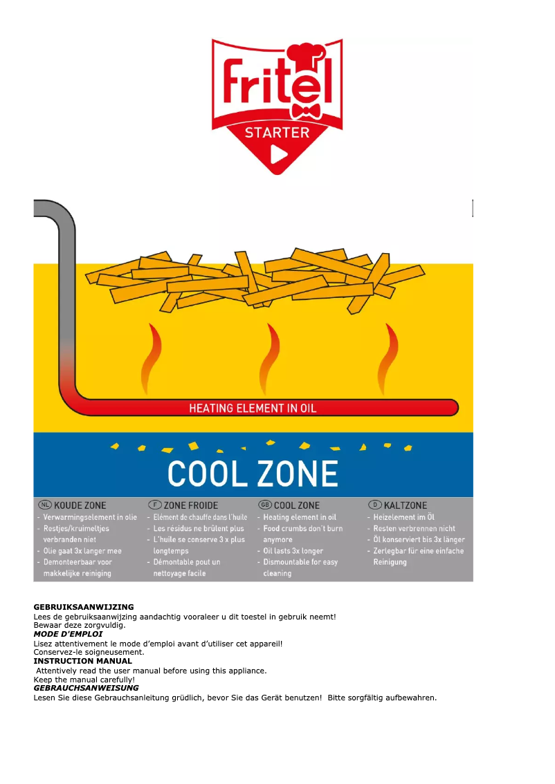 Page 1 de la notice Manuel utilisateur Fritel FR 1850 DUO