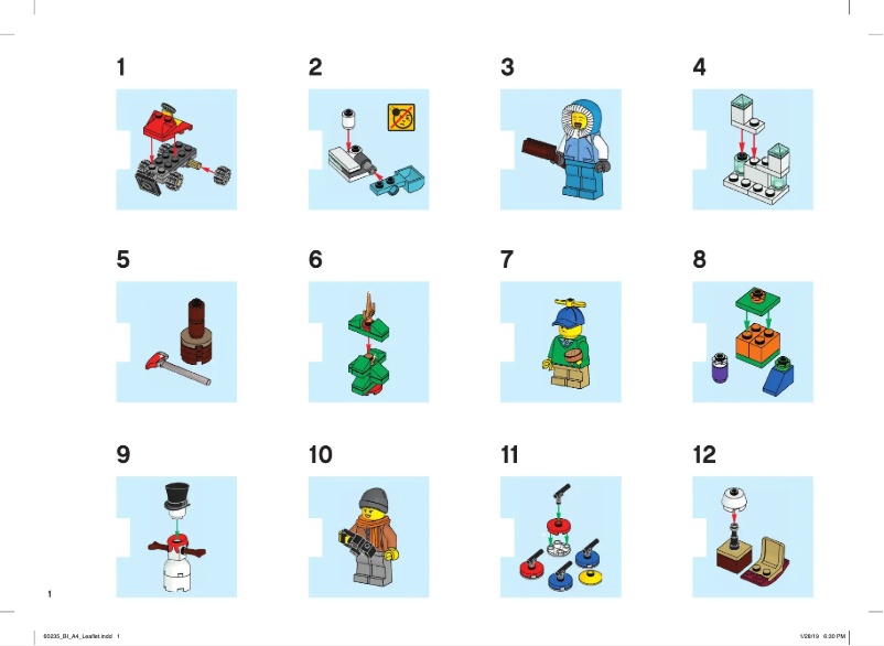 Page 1 de la notice Manuel utilisateur Lego Town City 60235