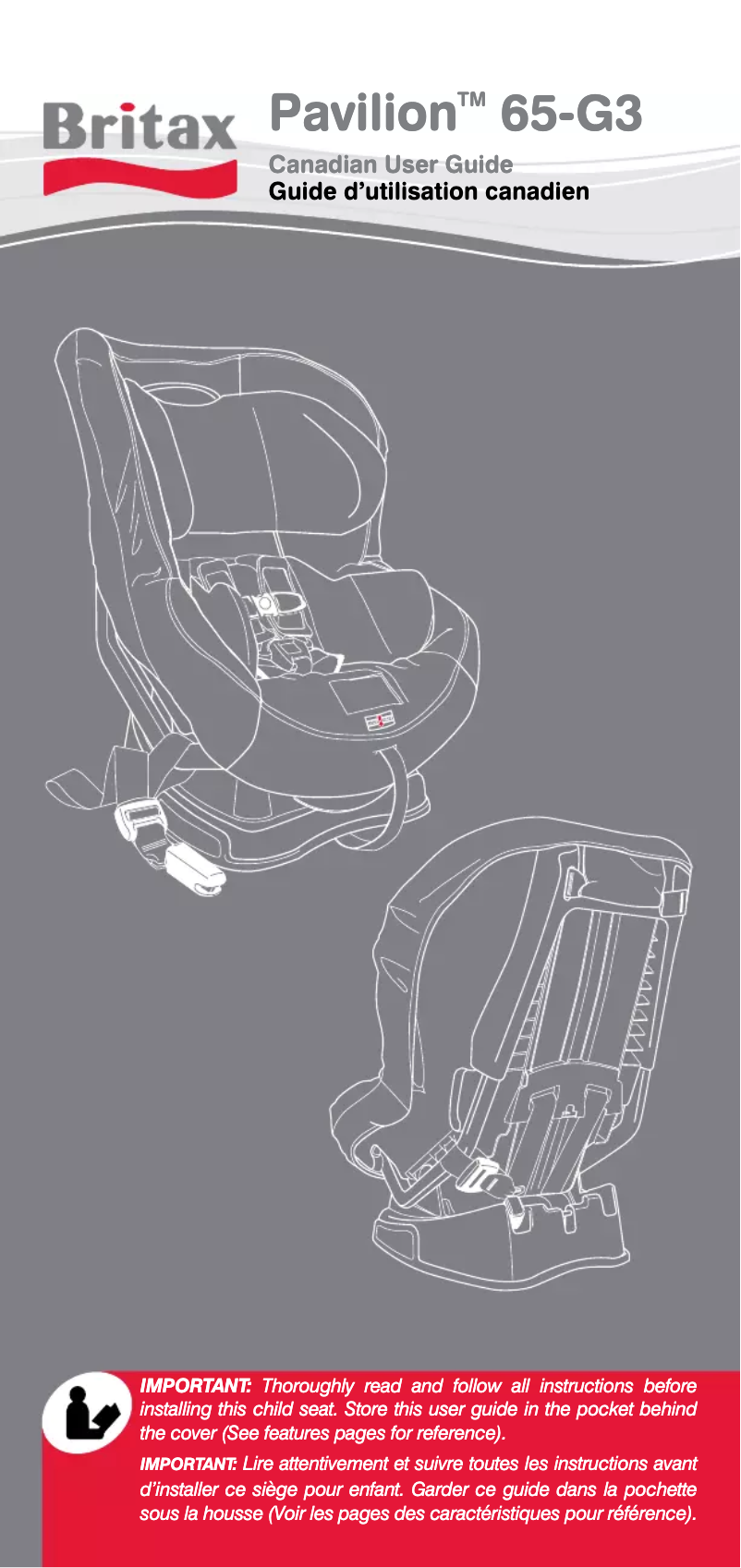 Página 1 del manual Manual de usuario Britax Pavilion 65-G3