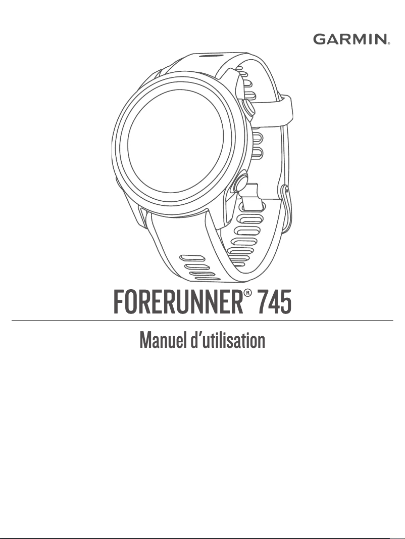 Page n°1 - Manuel utilisateur Garmin Forerunner 745