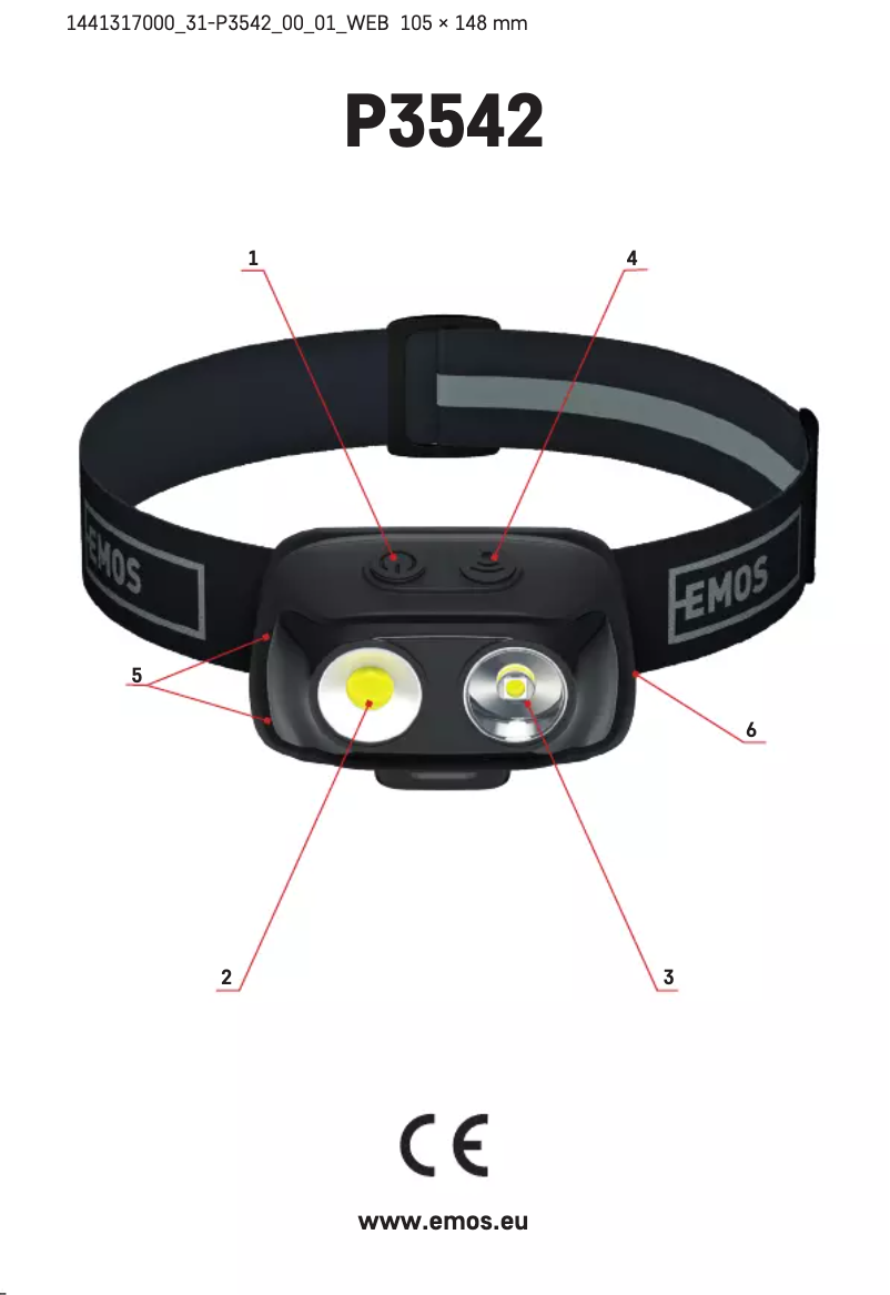 Page n°1 - Manuel utilisateur Emos P3542